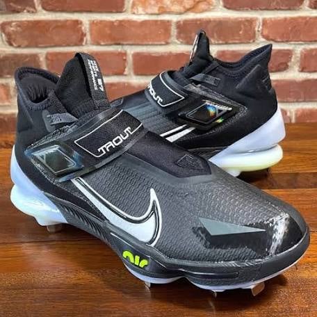 Nike Force Zoom Trout 8 Elite Black Metal Cleats Size 10.5 CZ5913