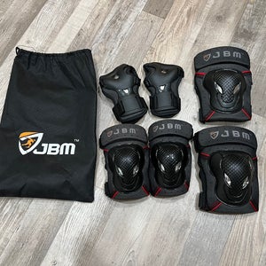 New JBM Roller Blading Pads Adult Knee Pads, Elbow Pads, Wrist Guards OA4