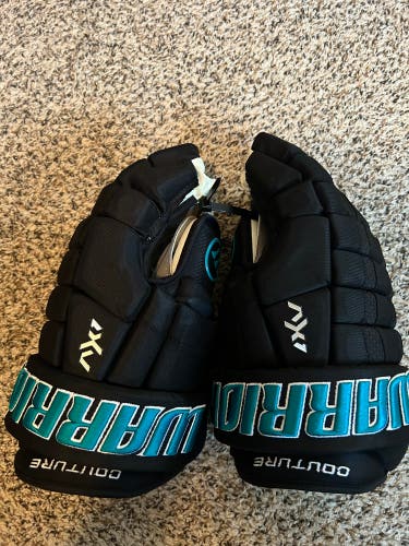 San Jose Sharks Warrior Pro Stock AX1 Pro Gloves