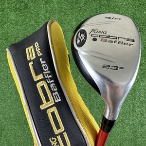 King Cobra Baffler 23* 4/R Hybrid Rescue Fujikura Motore Stiff Flex RH 39.75”