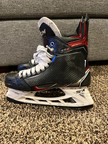 CCM Wide Width Pro Stock Size 8.5 JetSpeed FT2 Hockey Skates