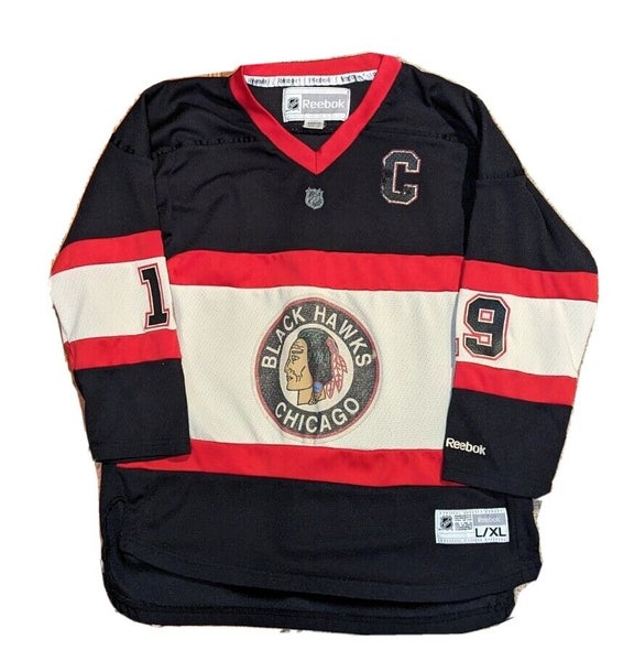 KOHO Chicago Blackhawks NHL Canada Stitched Jersey Vintage Mens