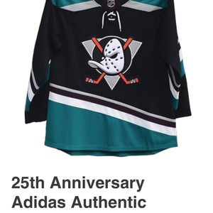 Anaheim Ducks 25th Anniversary Edition Jersey Size 54