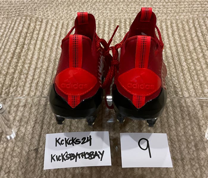 Adidas Adizero Football Cleats Cardinal Red Black EH1313  display picture 1