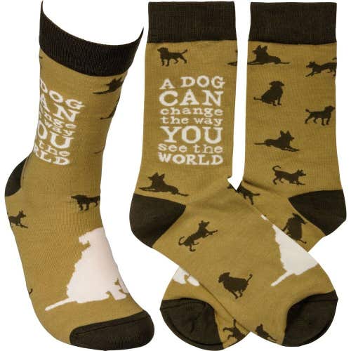 A Dog Can Change The Way You See The World Socks
