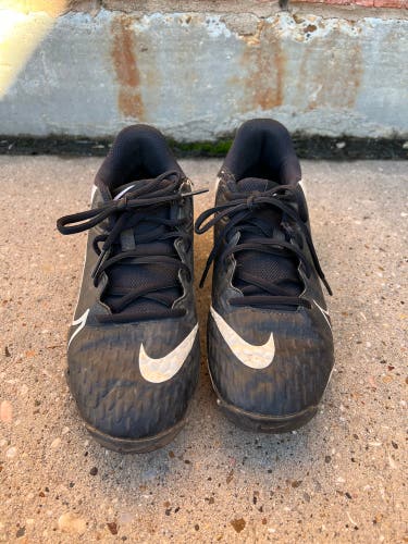 A2-1 Black Adult Used Size 6.5 (Women's 7.5) Nike Low Top FastFlex Softball Cleats OA5