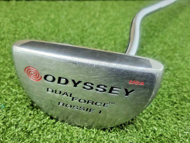 Odyssey Dual Force Rossie I Mallet Putter  /  RH  /  Steel ~35.75"  /  jd7941