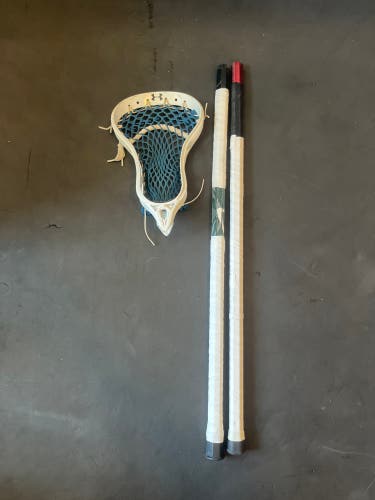 2 Lacrosse Shafts +  UA Head