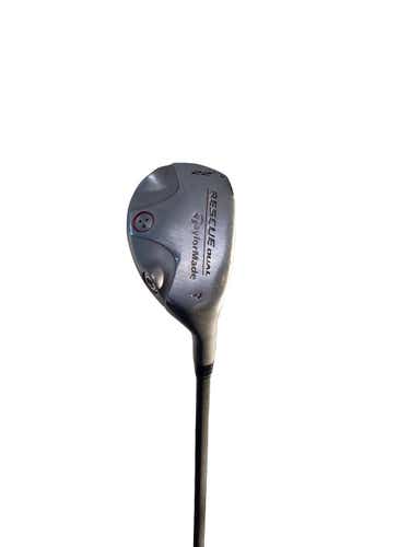 Used Taylormade Rescue Dual 4 Hybrid Regular Flex Graphite Shaft Hybrid Clubs