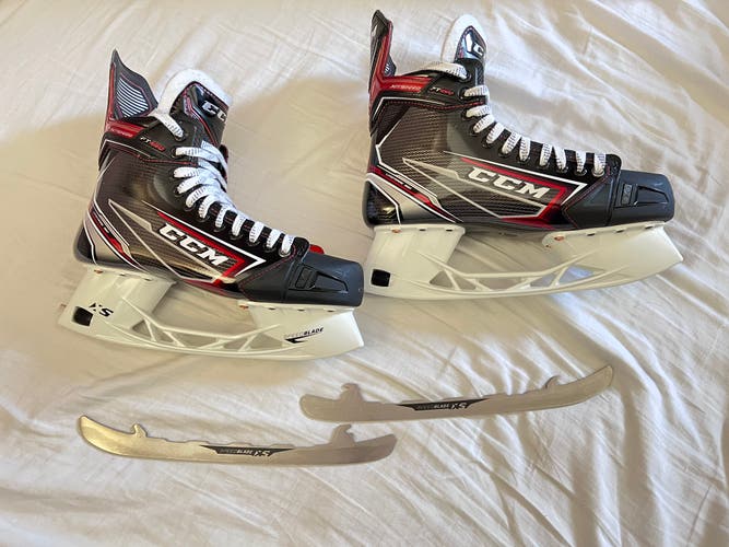 CCM JetSpeed FT490 Hockey Skates Size 9 w/ StepSteel