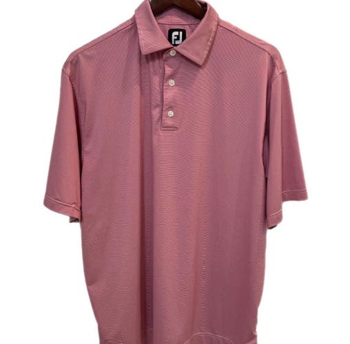 Pink Used Men's Footjoy Shirt