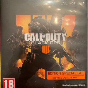 Xbox One COD black ops 4 *French Edition**