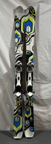 K2 T:Nine Lotta Luv 149cm 128-82-110 r=11m Skis Marker DIN 11 Bindings TUNED