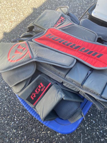 Used Large/Extra Large Warrior  Ritual G4 Goalie Chest Protector