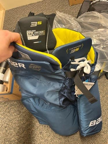 Senior New Large Bauer Supreme 3S Hockey Pants