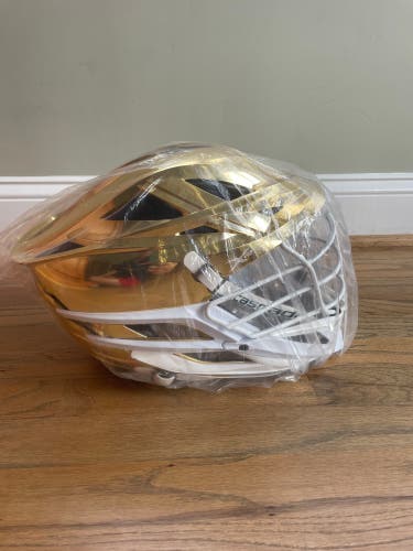 Brand New Chrome Gold Cascade XRS Lacrosse Helmet