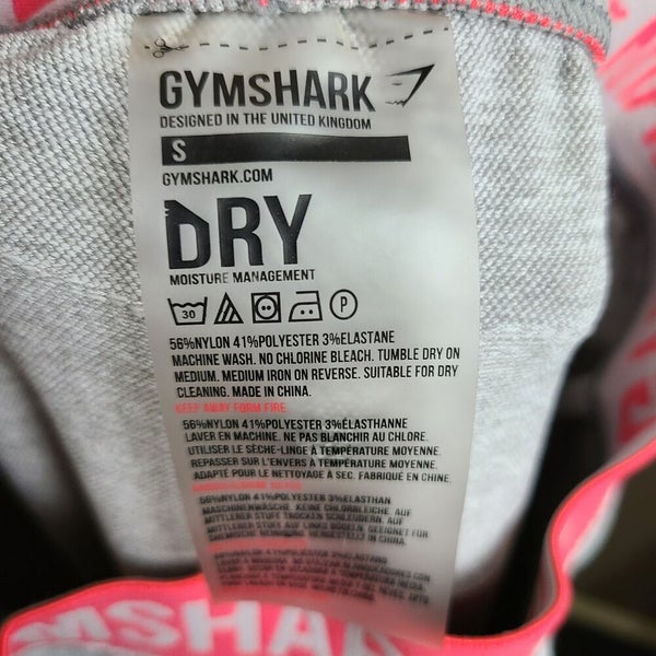 GymShark Women's Flex Leggings Waistband Logo Gray Size: S