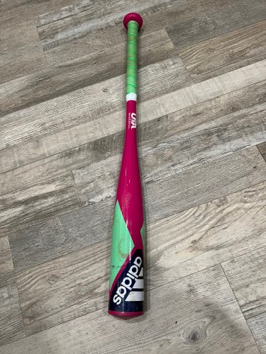 Used Adidas Alloy Triple Stripe Baseball Bat (-12) 13 oz 25"