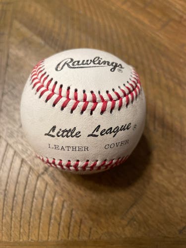 Rawlings little league leather cover baseball