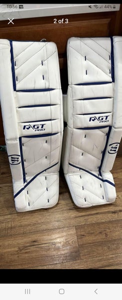 Used 36" Warrior Ritual GT Goalie Leg Pads