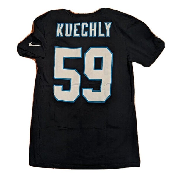 Luke Kuechly Carolina Panthers Super Bowl 50 Nike Medium M NFL Jersey T-Shirt