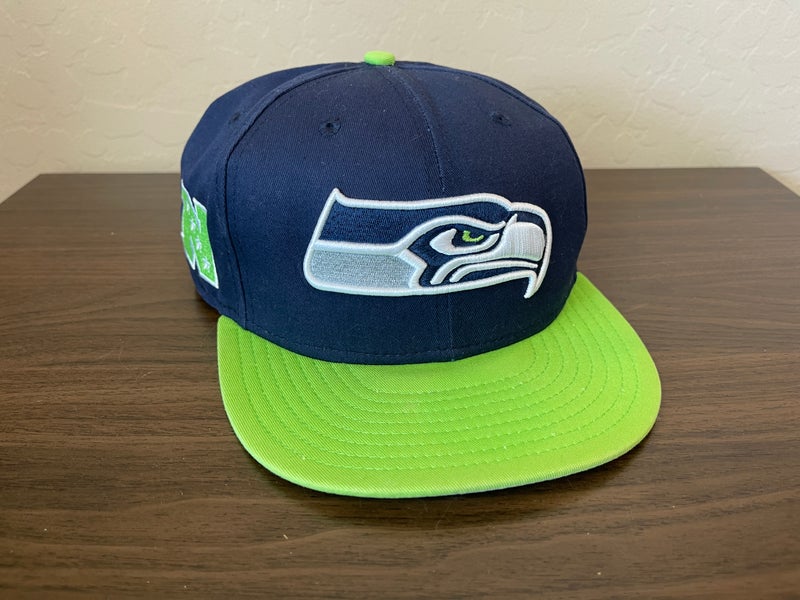 New Era Seattle Seahawks Super Bowl XLVIII Sky Blue Edition 59Fifty Fitted  Cap