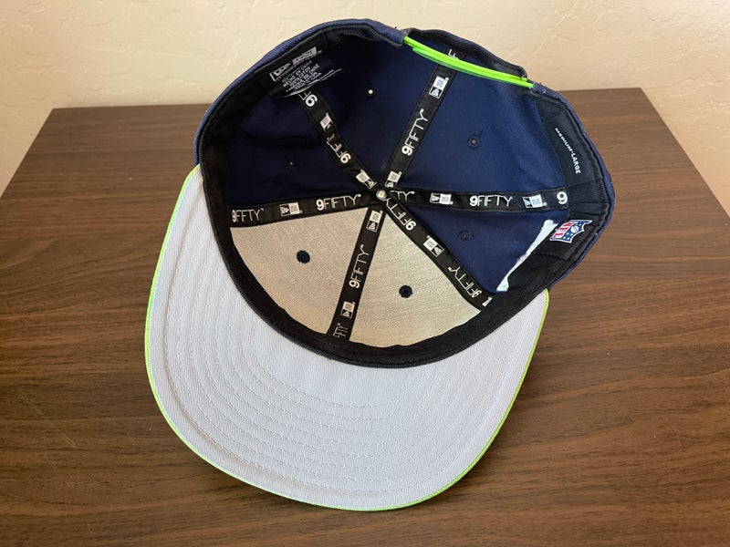 Seattle Seahawks Hat Cap Strapback Green Embroidered Adjustable NFL Football