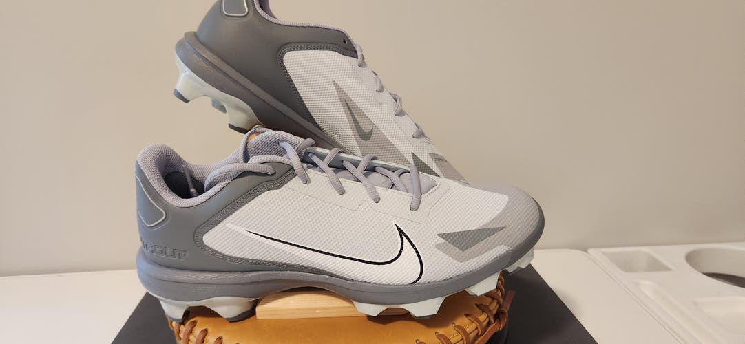 Gray New Size 12 Molded Cleats Nike Force Zoom Trout 8