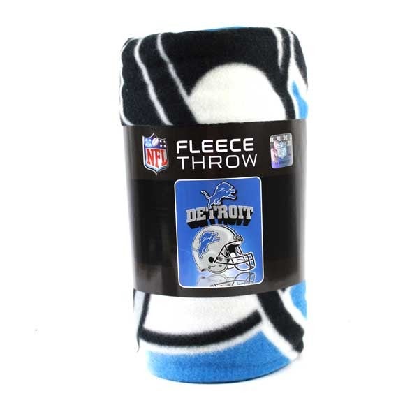 : NFL Detroit Lions Gridiron Fleece Throw, 50-inches x 60-inches  : Bed Blankets : Sports & Outdoors