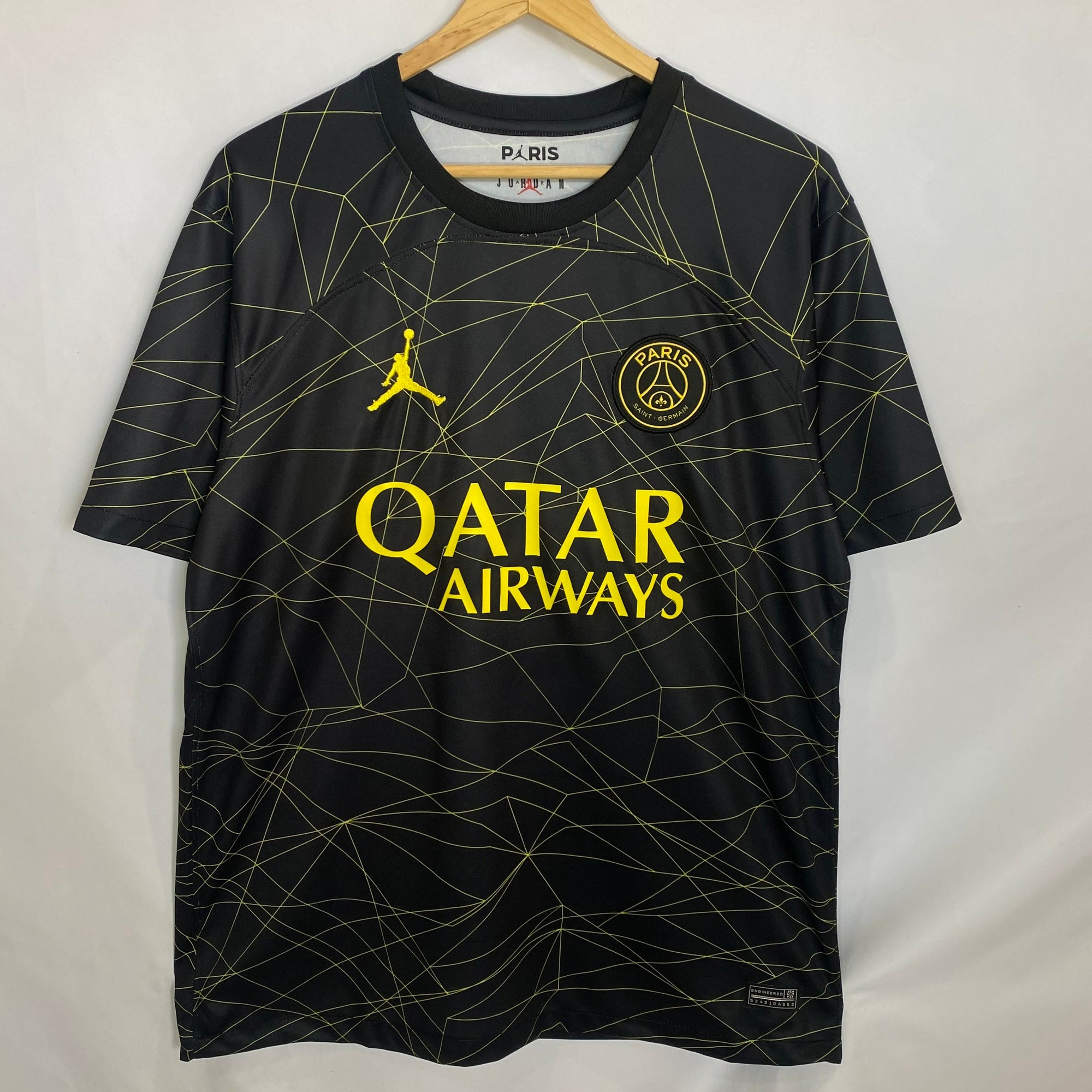 Nike PSG 22/23 Away Prematch Top - Black