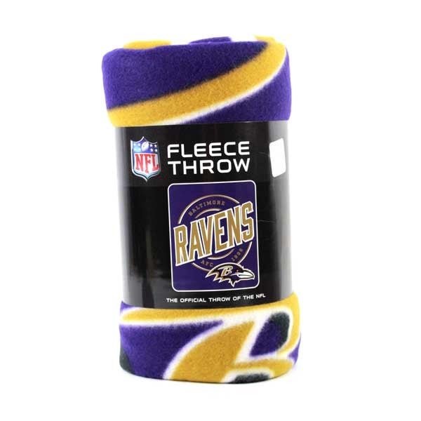 Baltimore Ravens Fleece Throw Blanket