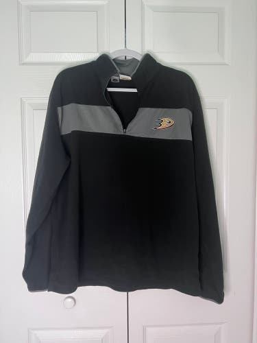 NHL Majestic Anaheim Ducks Fleece Quarter-Zip