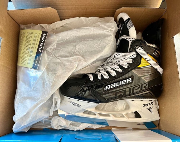 BAUER SUPREME 3S PRO HOCKEY SKATES SENIOR SIZE 7.5 FIT 1 NEW IN BOX