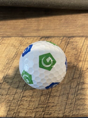 (1) RARE Callaway Chrome Soft TRUVIS Golf BALL (1) Blue and Green G