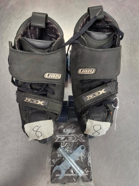 Used Crazy Skates Dbx 5 Senior 9 Inline Skates - Roller And Quad