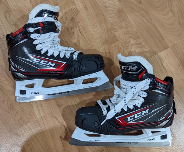 Senior Lightly Used CCM Jetspeed FT480 Hockey Goalie Skates Regular Width Size 7