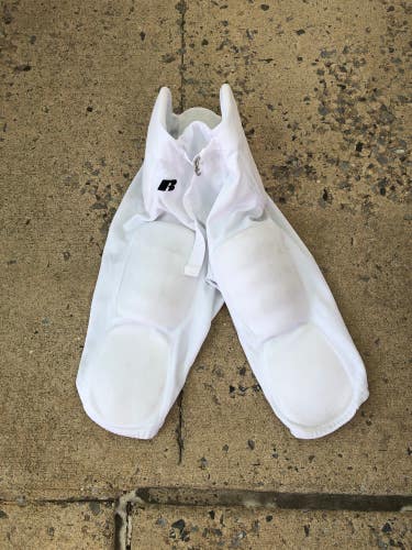 Used White Youth XL Russell Athletic Football Game Pants