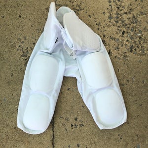Used White Youth XL Russell Athletic Football Game Pants
