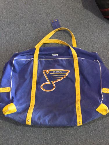 Vintage Used Pro Stock St. Louis Blues Authentic Players Carry Bag