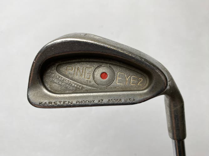 Ping Eye 2 Single 4 Iron Red Dot 1* Flat Karsten ZZ-Lite Regular Steel Mens RH