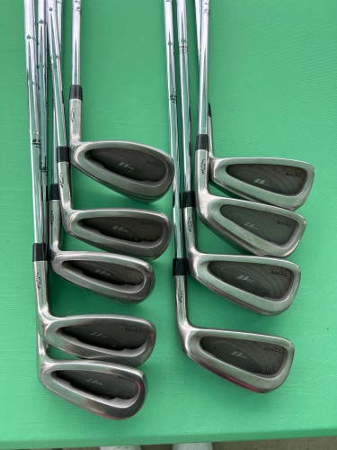 Used Men's Wishon 770 CFE Right Iron Set Stiff  steel