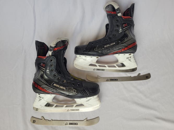 Bauer Vapor 2X size 5.0 D skates (2 sets of Tydan steel)