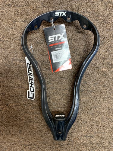New STX Proton Power Black Unstrung Lacrosse Head