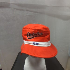 Vintage Baltimore Orioles Miller Lite HTS Bucket Hat L MLB