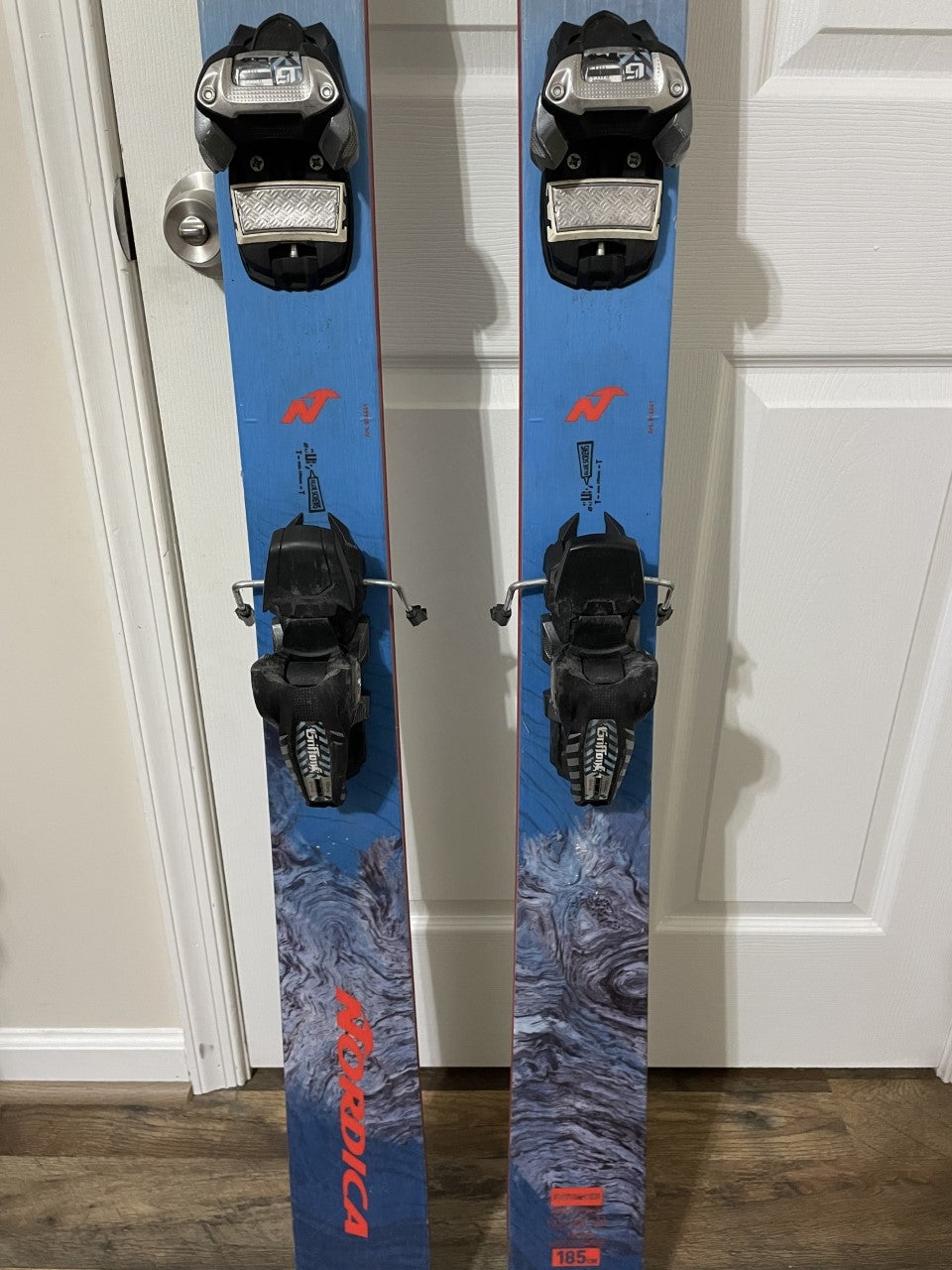 Nordica Enforcer 100 Skis 185 w/ Marker Griffon 13 Bindings