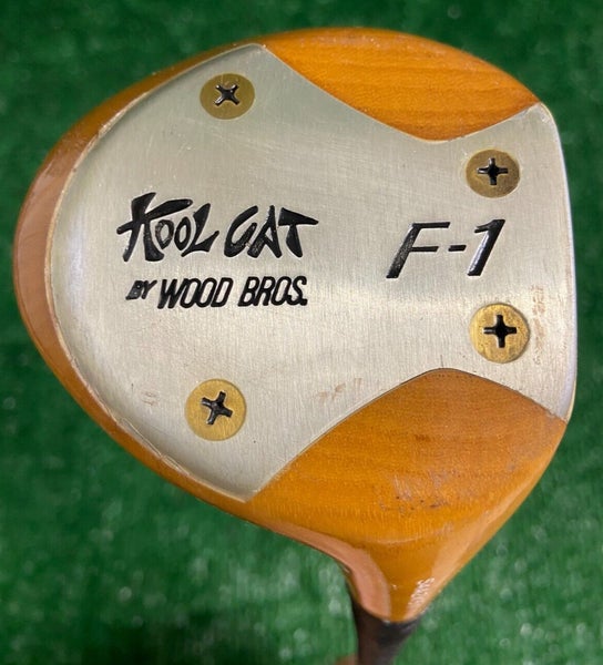 Wood Bros KOOL CAT F1 Cork Filled Persimmon 1Wood RH Loomis Regular