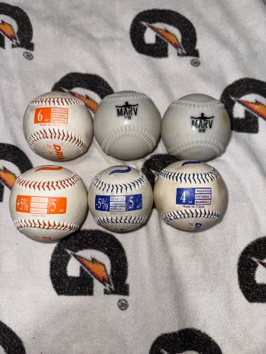 ( 6 ) Weighted Baseballs
