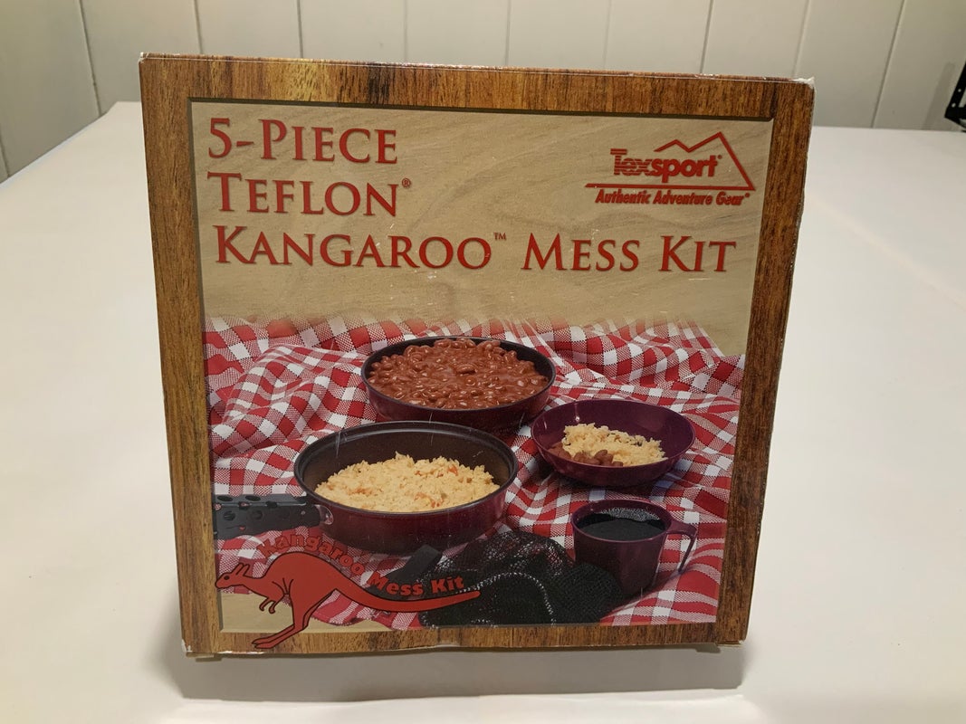 5 Piece Teflon Kangaroo Mess Kit - Texsport
