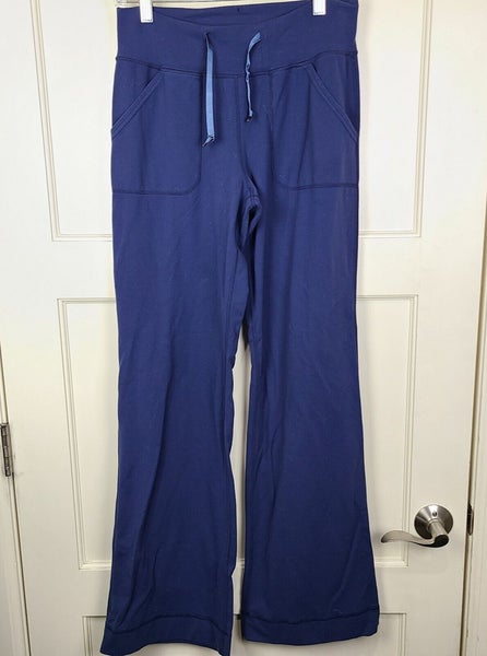 Lululemon Pants Women's Size 4 Blue Leggings Groove Flare Wide Leg