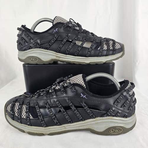 Chaco Outcross Evo 2 Hiking Shoes Black Gray J104886 Low Top Womens Size 10.5